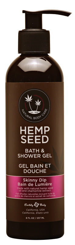 Hemp Seed Bath & Shower Gel Skinny Dip 8 fl oz / 237 ml