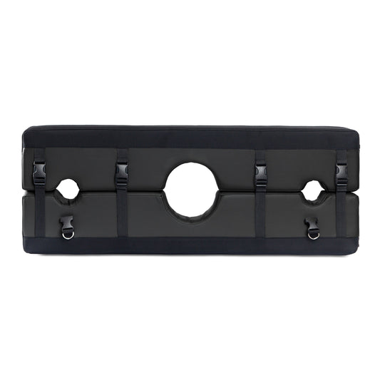 Bastion Bondage Stocks Black - non retail box