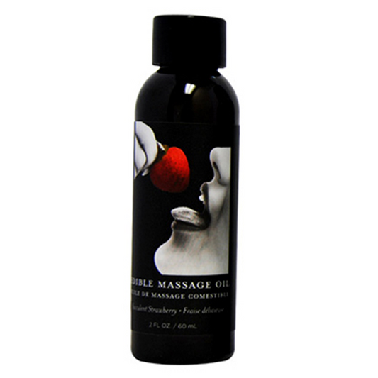 Edible Massage Oil Strawberry 2 fl oz / 60 ml